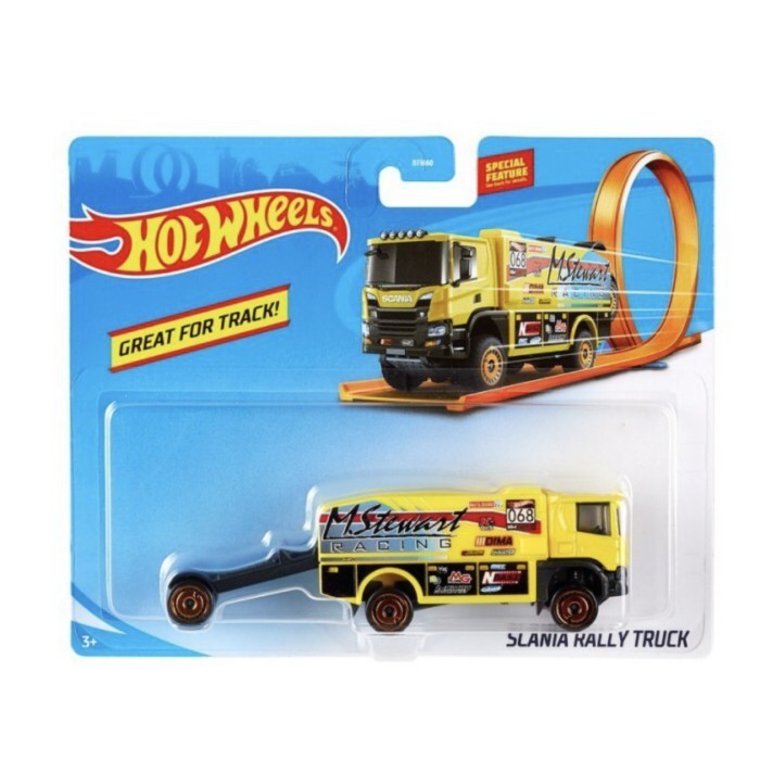 Hot Wheels Track Stars  Scania Rally Truck