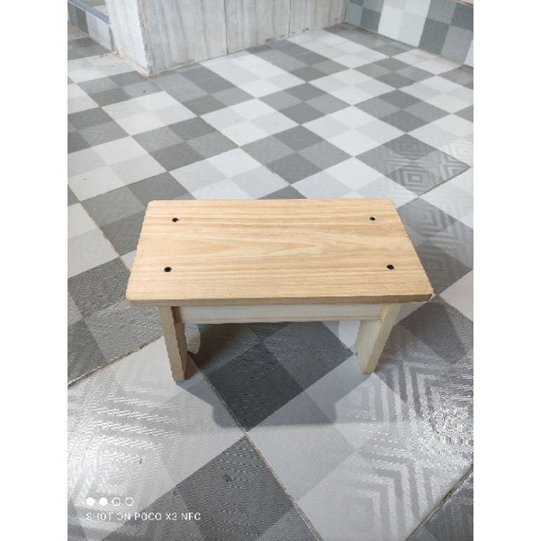 Dingklik Kayu / Kursi Jongkok Serbaguna / Jengklok / Kursi Jongkok Kayu