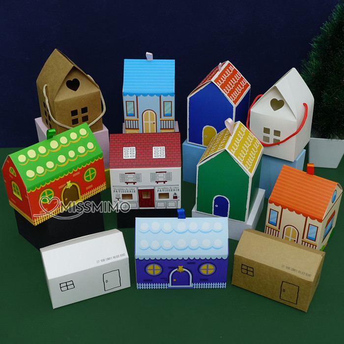 

Gift Box Hamper Souvenir Tema House Rumah Snack Kado Ulang Tahun Birthday