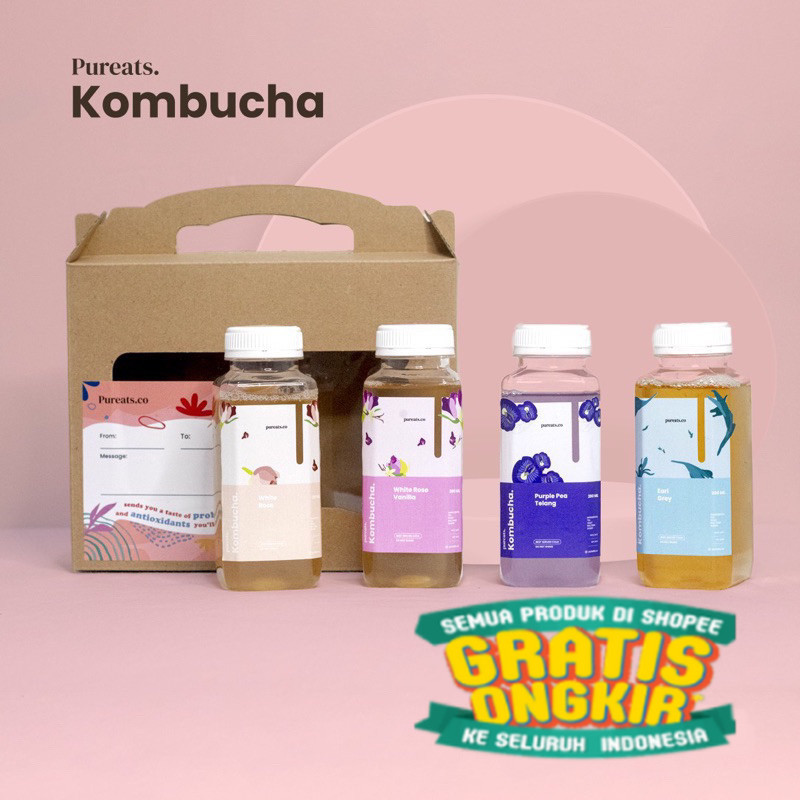 

Hampers Kombucha Healthy Gift Isi 4 Botol 280 ml/ ZUMA AEROBIK LANTAI