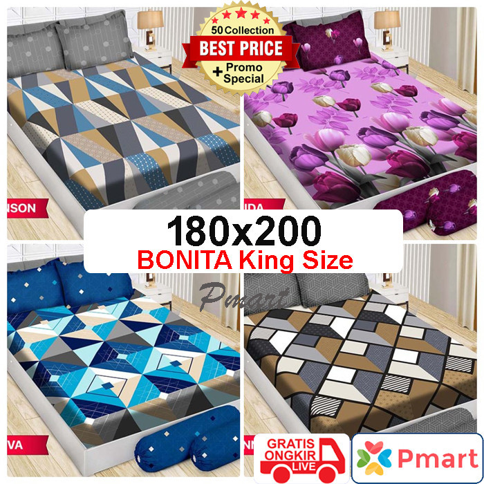 SPREI BONITA 180x200 / SPREI BONITA KING / SPRAI BONITA 180x200 / BONITA SPREI KING/ PROMO MURAH BER