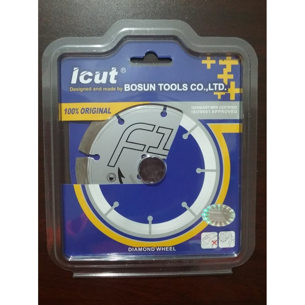 DIAMOND WHEEL 4" ICUT BOSUN F1 MATA POTONG KERAMIK GRANIT TEMBOK BETON