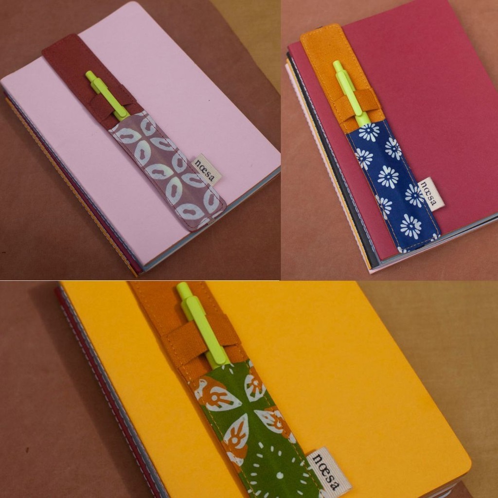 

Noesa Jeda Batik Hutu - Cloth Bookmark & Pen Holder Premium Collection