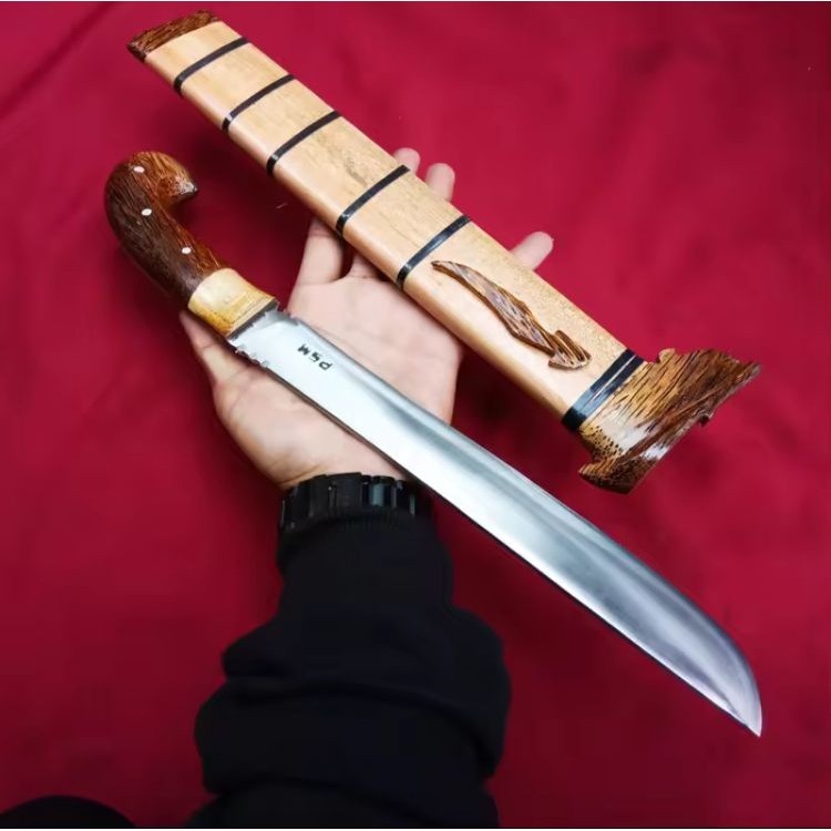 golok kebun/golok sembelih multifungsi baja per super