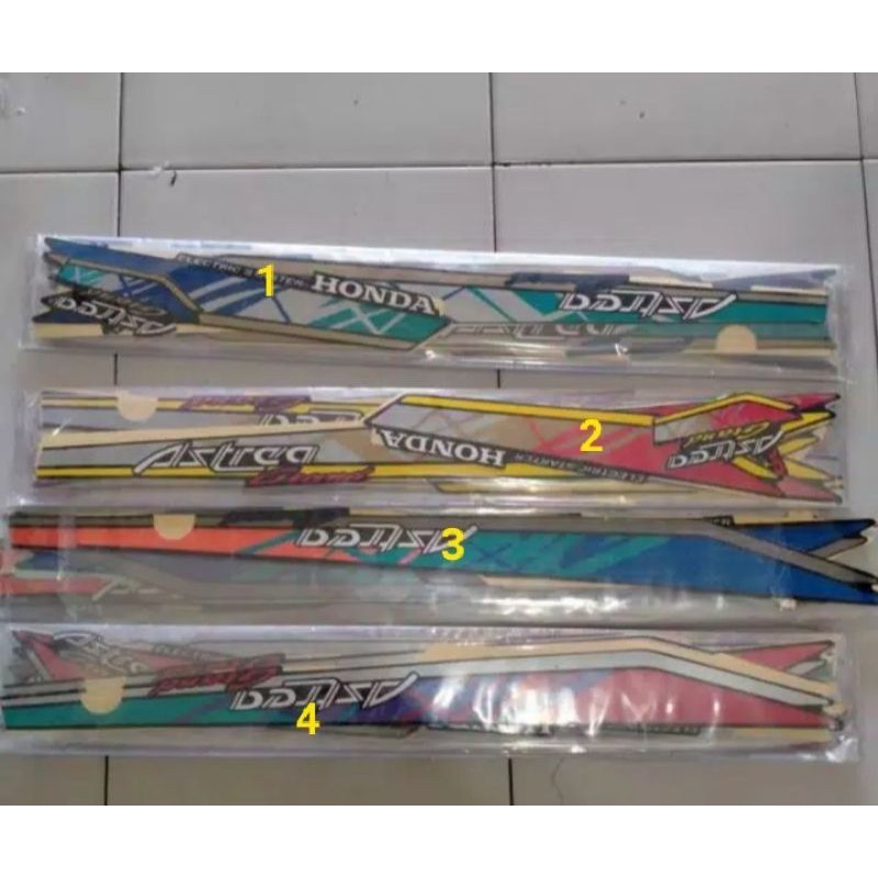 Sticker Striping honda astrea grand 93-94 decal original