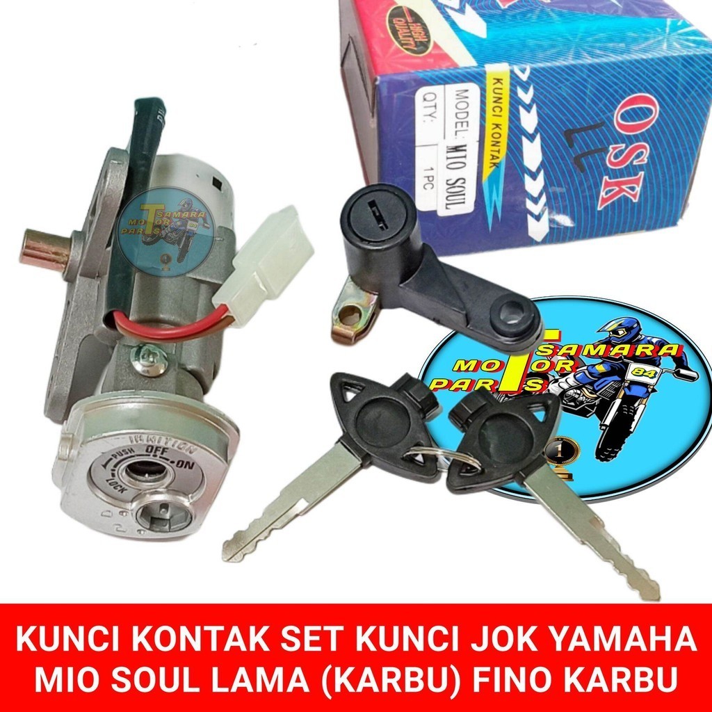 KUNCI KONTAK SET KUNCI JOK MIO SOUL KARBU FINO KARBU / KUNCI KONTAK ONLY MIO SOUL FINO KARBU