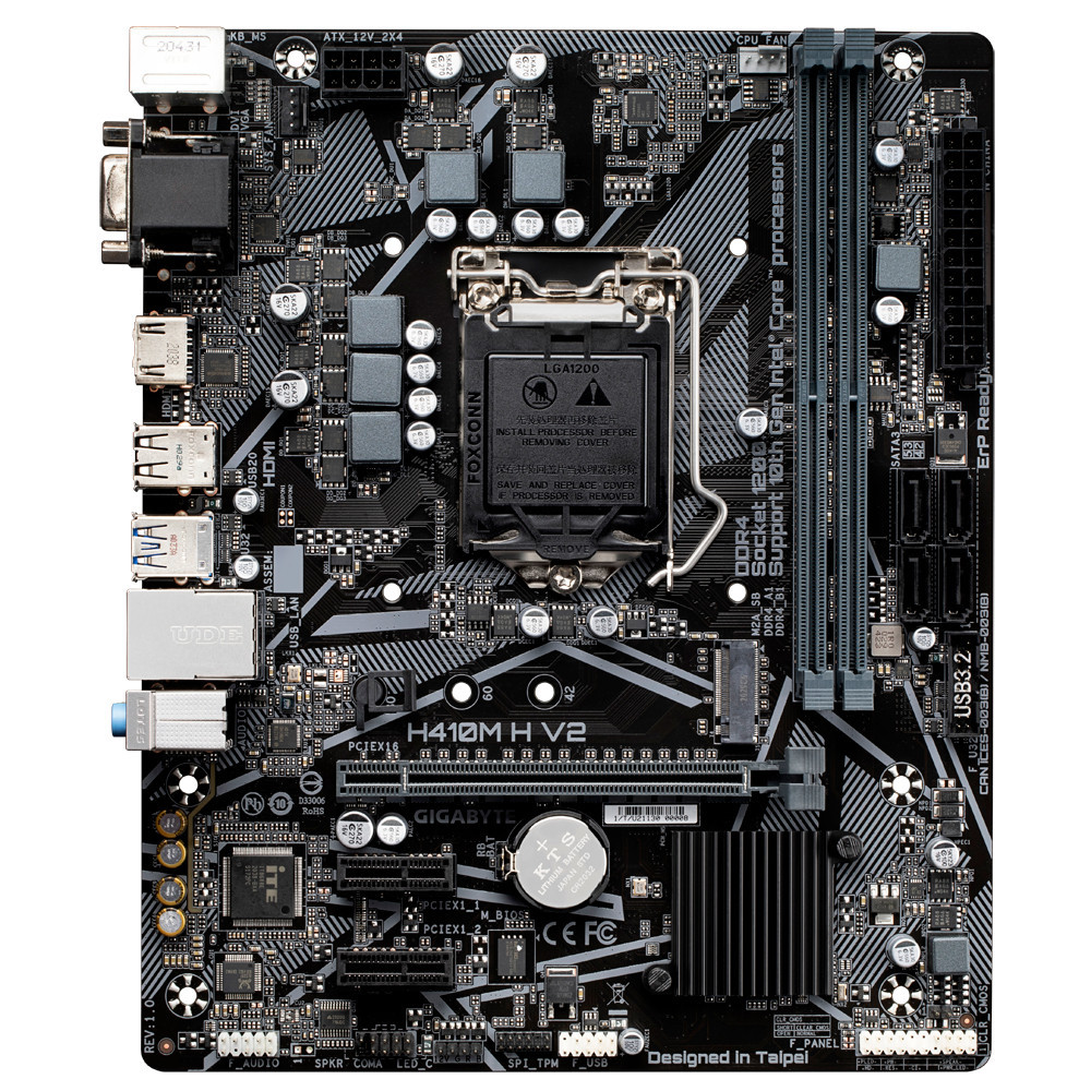 Motherboard Intel Gigabyte H410M H V2