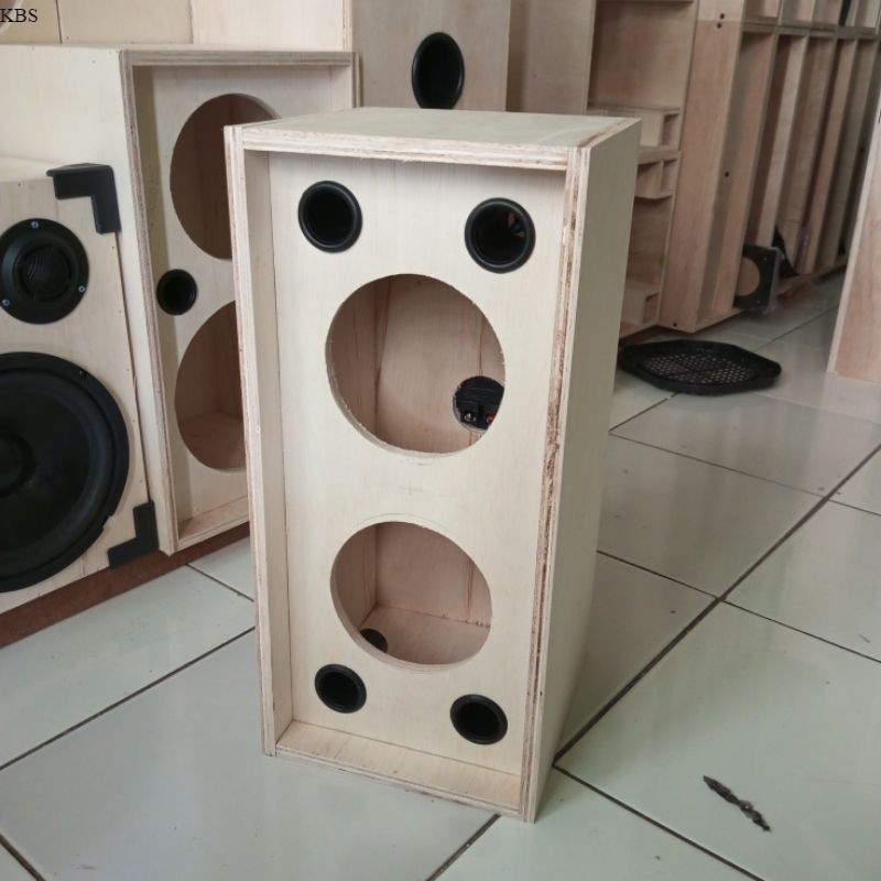 Box speaker 2 inch double triplek 12mm
