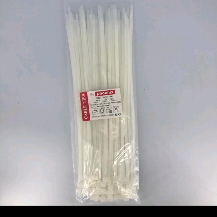 

[KUALITAS TERBAIK] kabel ties 4.8*300 Kabel Ties/ Cable Tie - Putih