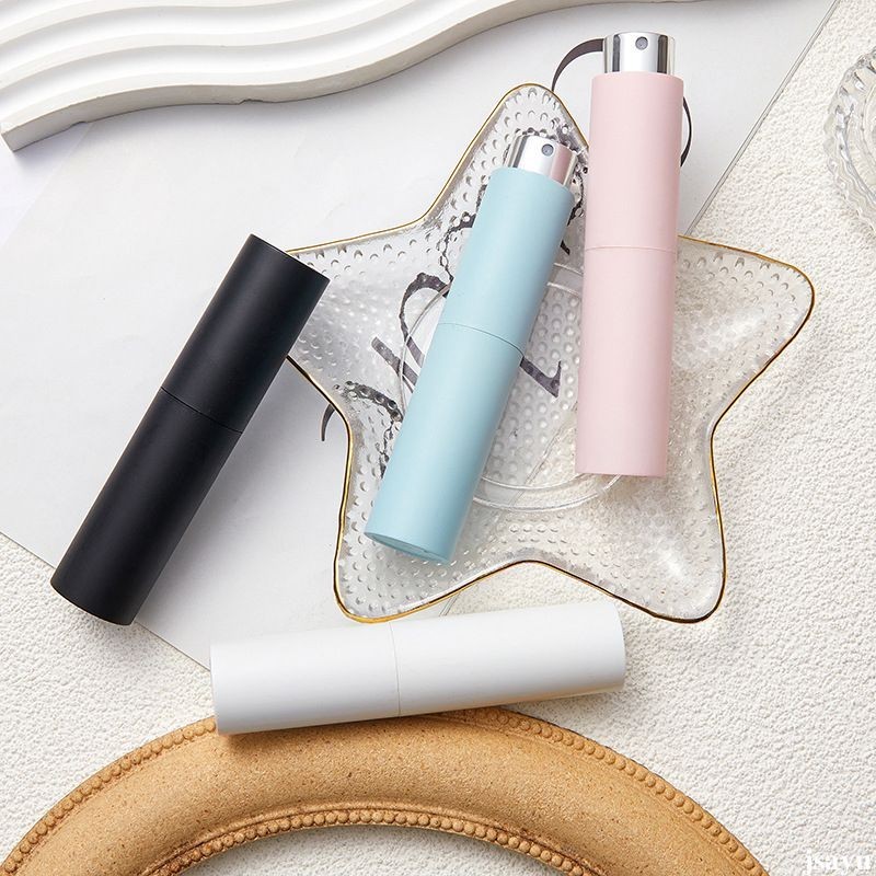 Botol Parfum Warna Macaron Botol Semprot Teleskopik Putar Botol Semprot Perjalanan Portabel