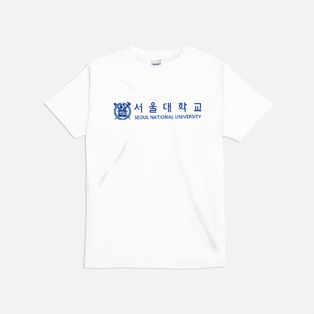 Cotton T-Shirt PREMIUM Kaos Seoul National University / Kaos Universitas / Kaos University / Kaos Al