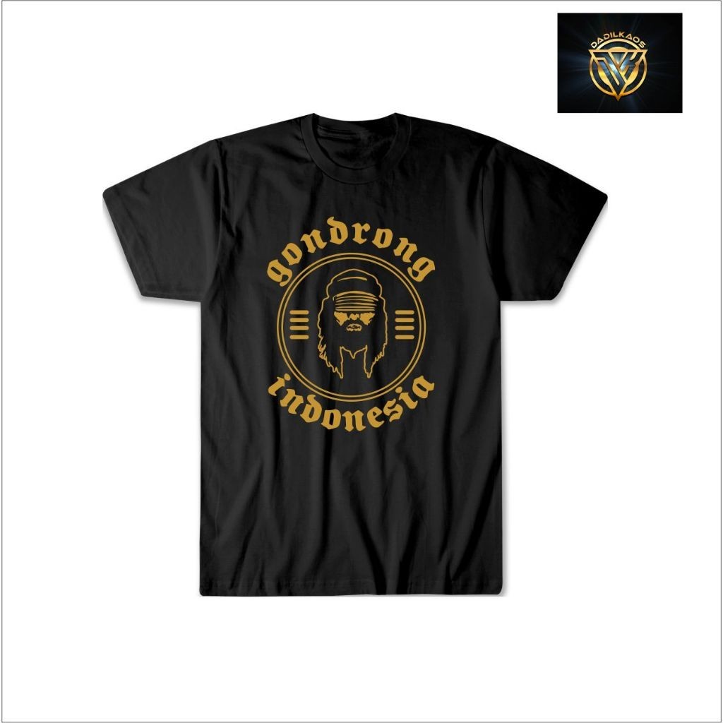 kaos gondrong indonesia  kaos gondrong bukan kriminal bahan katun combed