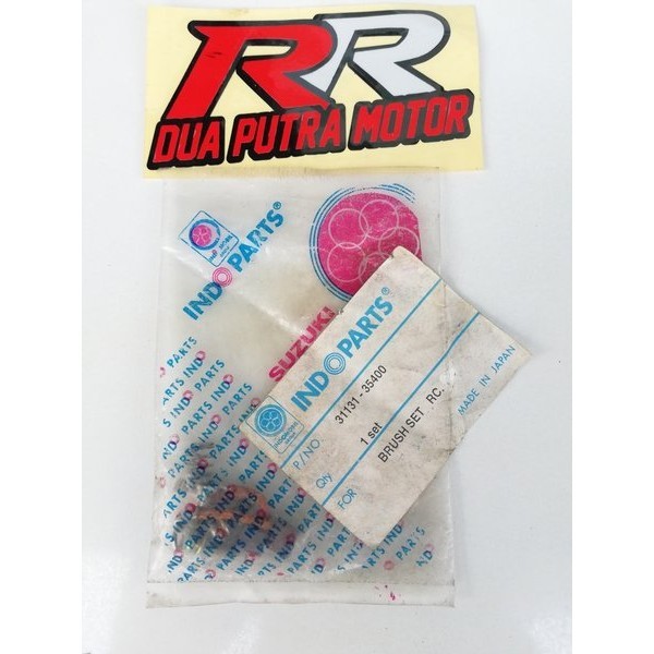 cool brus brush carbon arang areng dinamo stater starter original ori suzuki rc80 rc100 rc110 rc 80 