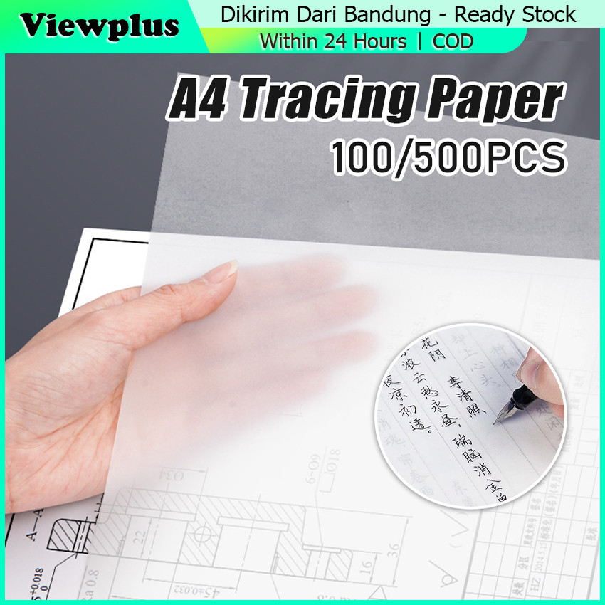 

Kertas Kalkir Transfer Paper A4 Isi 500 Lembar / Kertas Translucent A4 / Tracing Paper