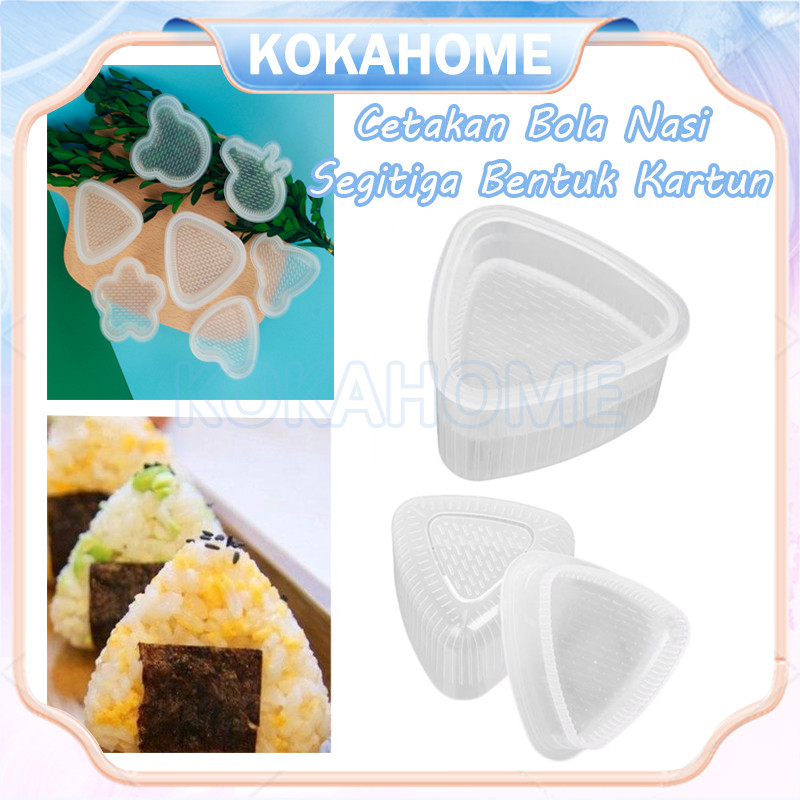cetakan onigiri diy/set cetakan sushi kartun kreatif/ cetakan onigiri anak/ cetakan bento sushi onig