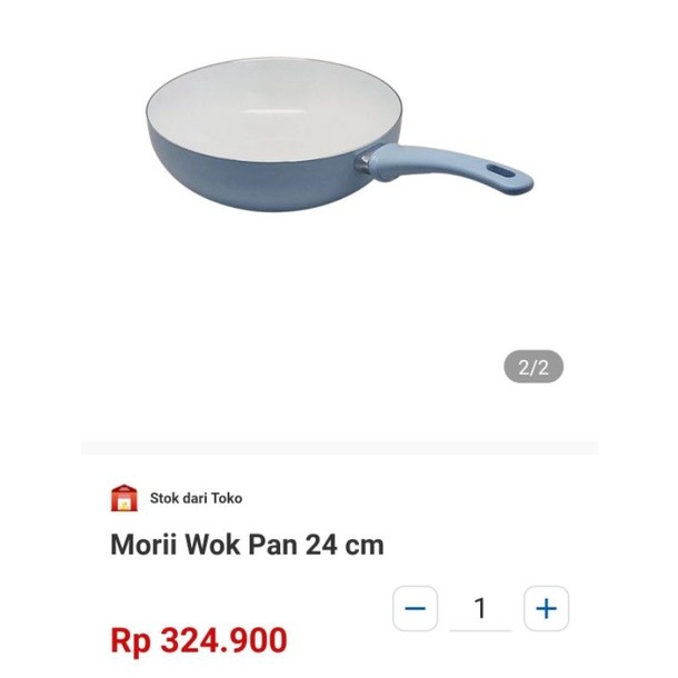 CR77FF Morii Fry Pan 20 cm/Morii Wok Pan 24 cm