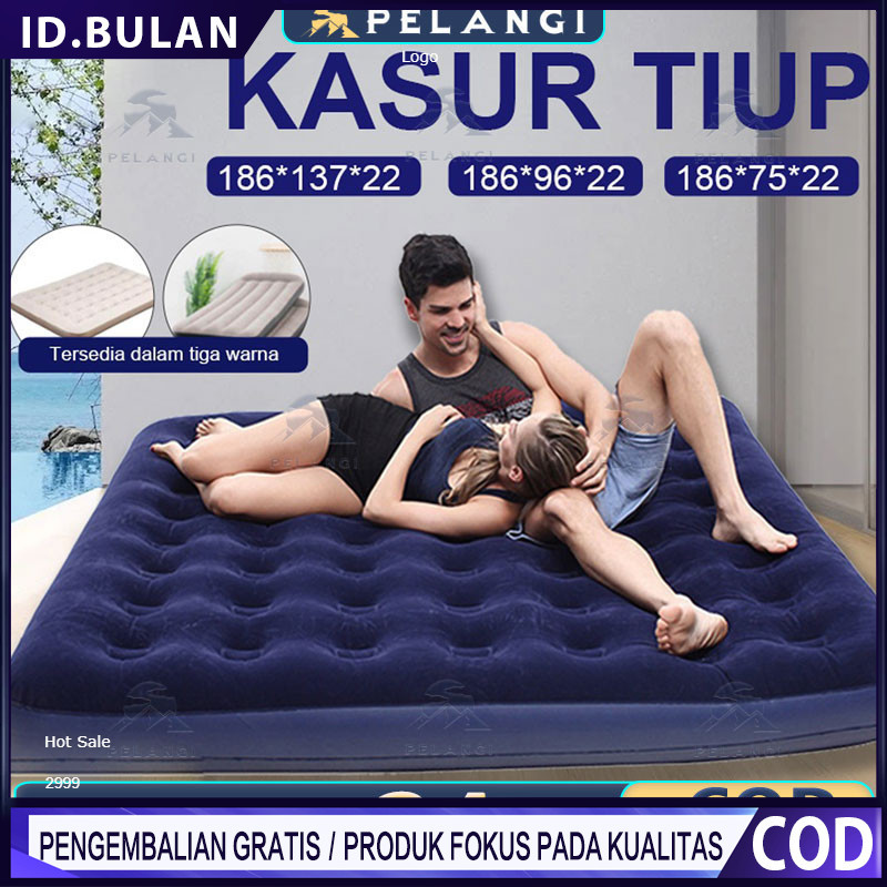 Kasur Angin / Air Bed Double Kasur Angin Bestway + pompa manual Bestway Paket Kasur Angin Double Bir