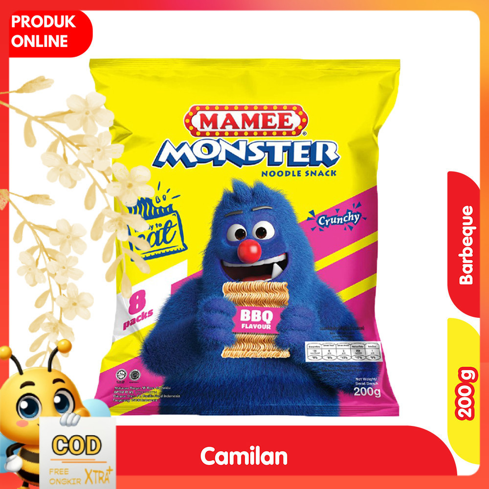 

Mamee Monster Snack Mi Rasa Barbekiu 8 x 25 g