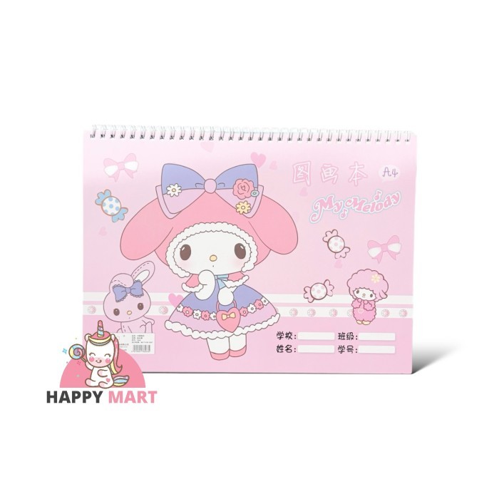 

Buku gambar + sticker melody - Dress winter