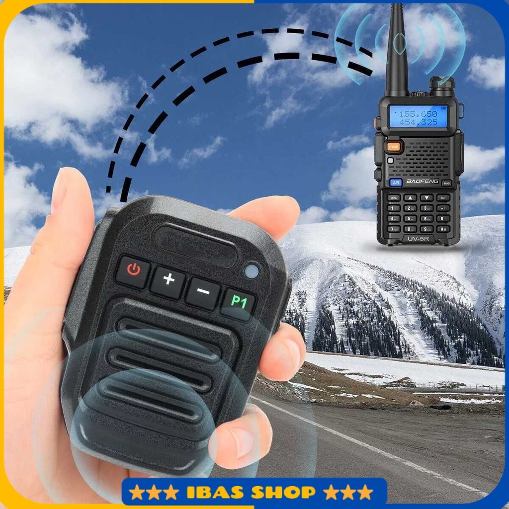 Speaker Microphone Walkie Talkie PTT Wireless Bluetooth - T5