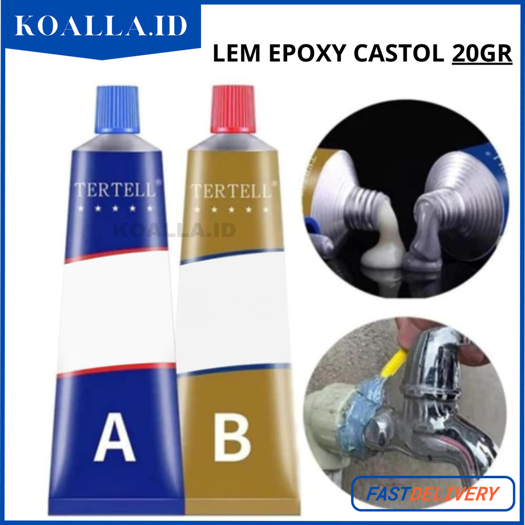 

Lem Castol Epoxy AB Lem Anti Bocor Serbaguna Kuat & Tahan Lama untuk Segala Permukaan 20gr