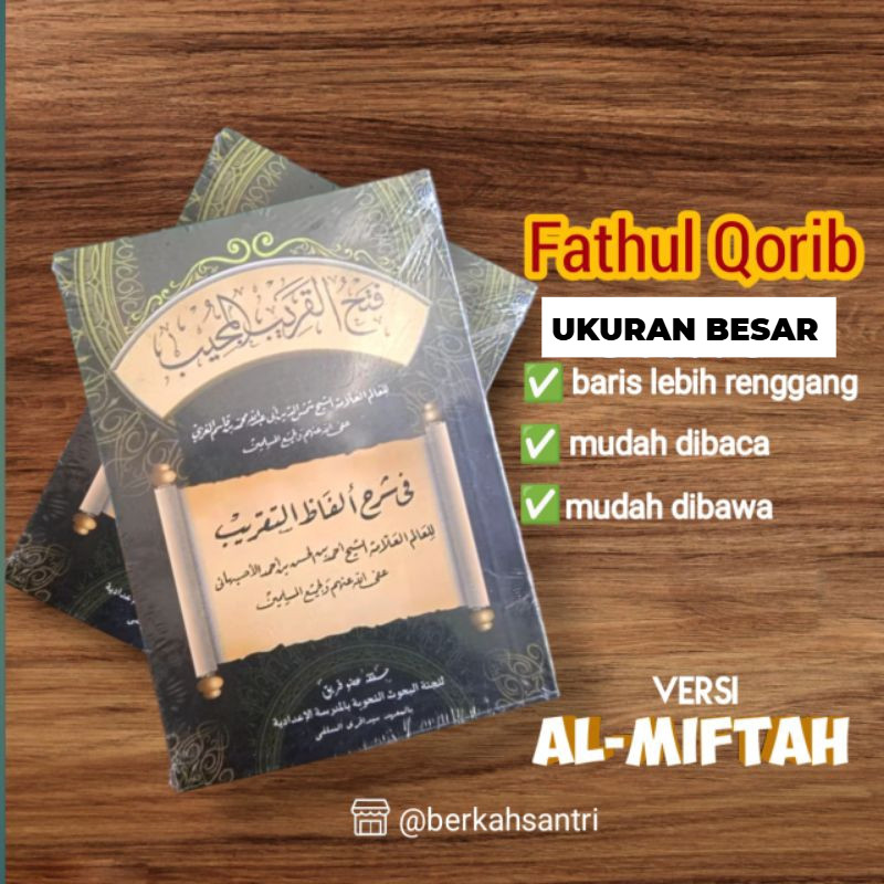 Kitab Fathul Qorib Ukuran Besar Almiftah Al-Miftah Sidogiri