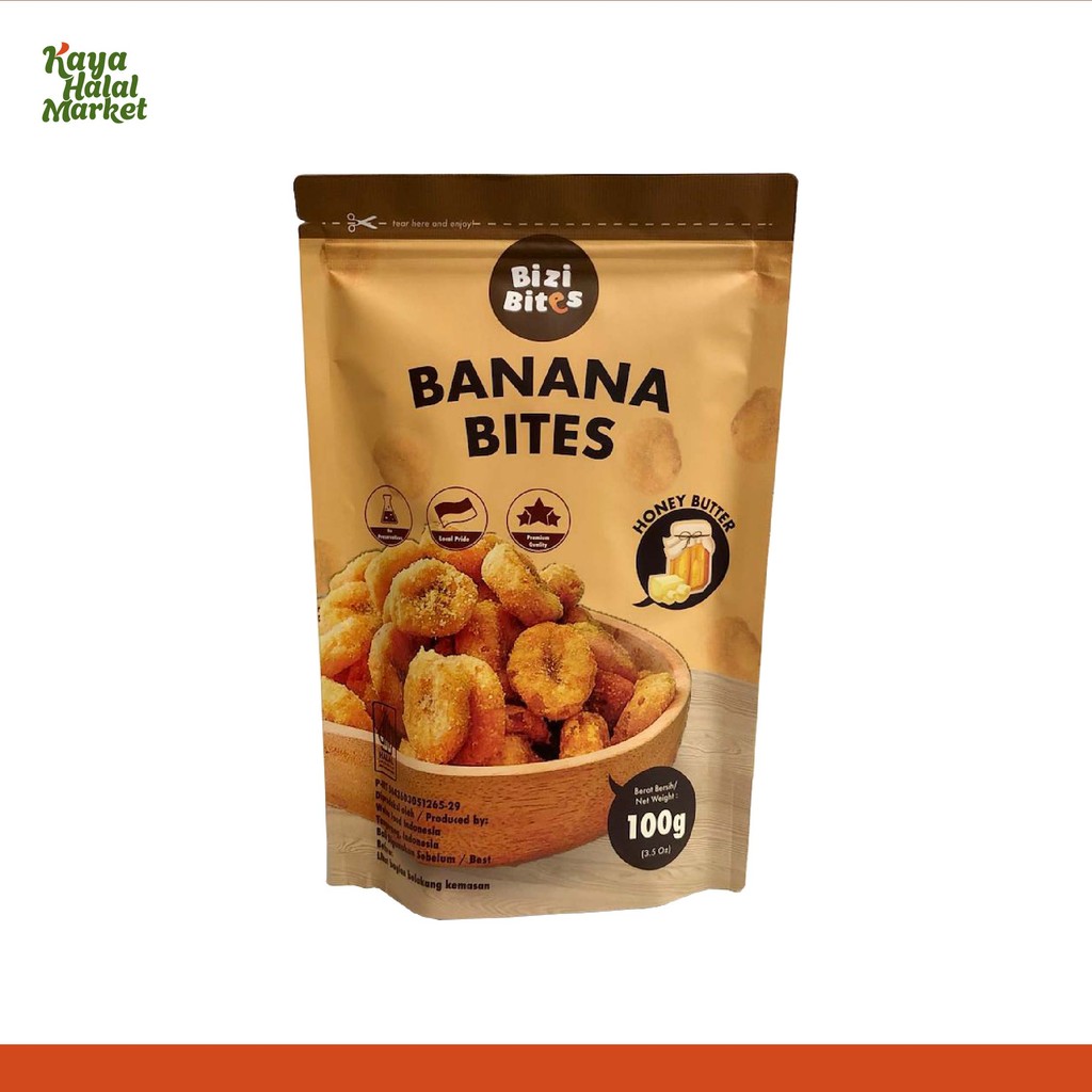

Keripik Pisang Banana Bites 100 gr Kaya Halal Market