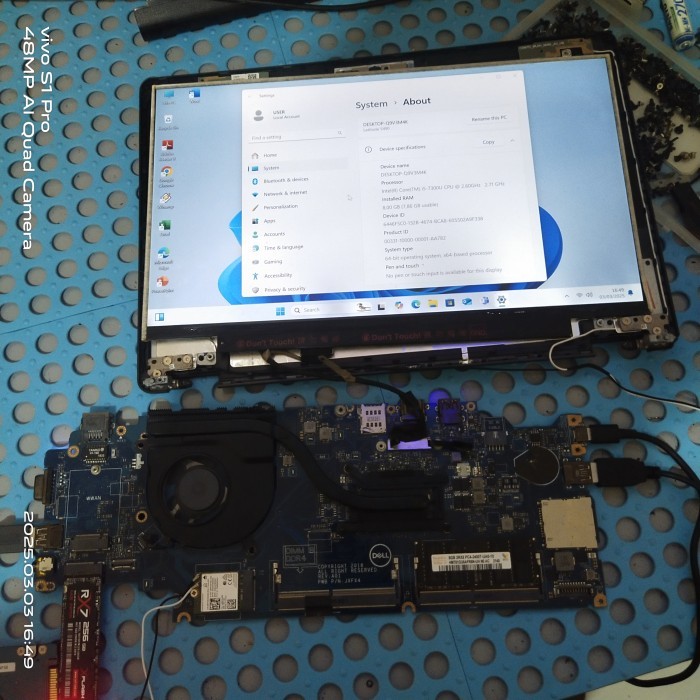 Mainboard Dell Latitude 5490 Processor Intel Core i5 gen 7