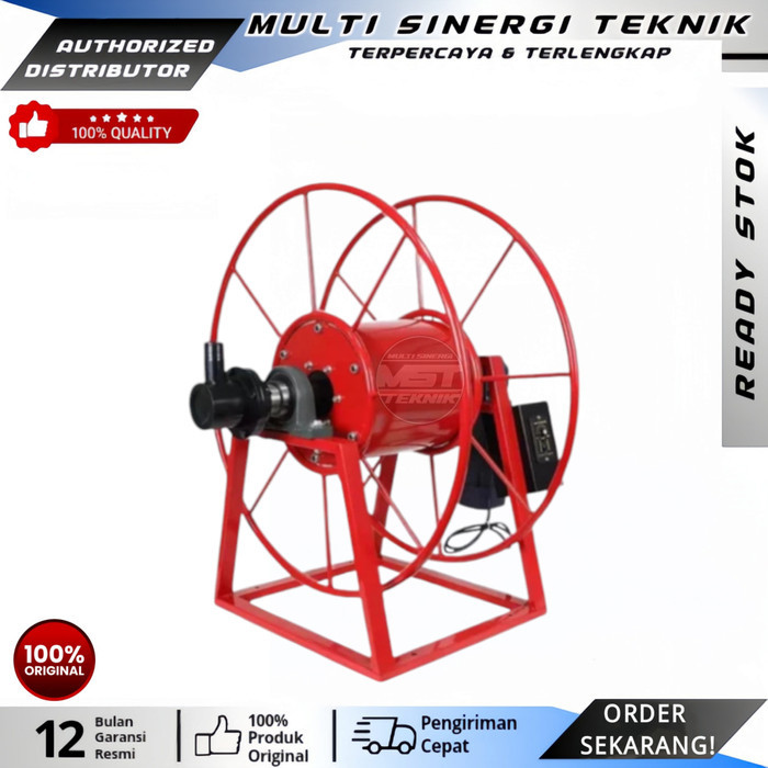 OTOMATIS HOSE REEL 1.5 INCH - 2 INCH ELEKTRIK HOSE RELL BBM 1" IN -2" IN HOSE REEL SELANG SOLAR BBM 