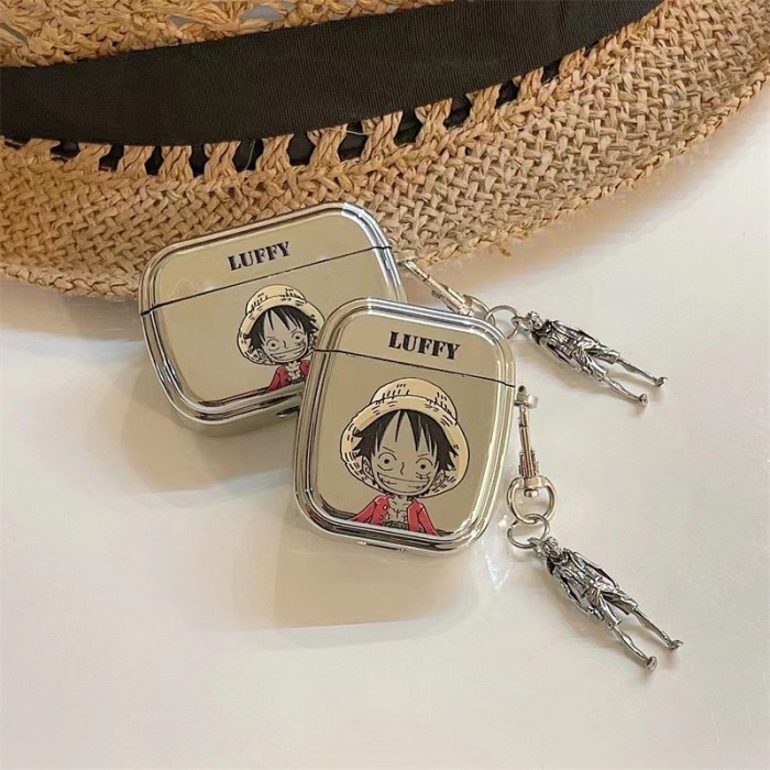 [[PROMO]] CASE AIRPODS GEN 1/2/3CASING COVER AIRPODS ONE PIECE SILVER - LUFFY GEN PRO