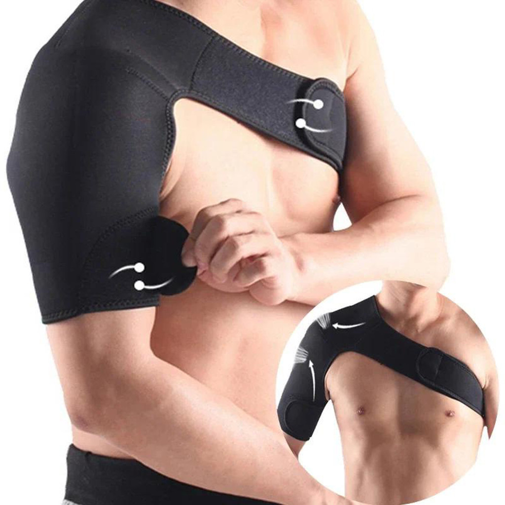 Deker Pelindung Penyangga / Strap Penyangga Bahu Cedera Olahraga / Bahu Shoulder Support / Alat Cede