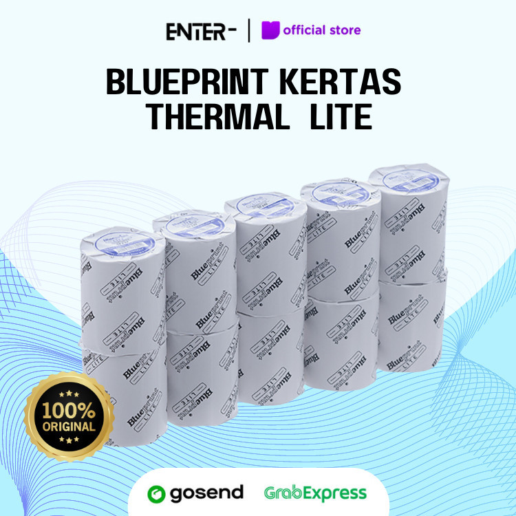 

Kertas Thermal Kertas Struk BLUEPRINT Lite 80x80mm