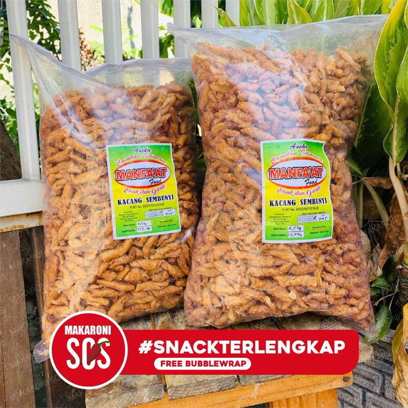 

Kacang Sembunyi Manis 1kg Lengket Karamel Kacang Sembunyi Makaroni Sos Snack and Food pusat grosir jajan - ramdhan & hari raya murah meriah