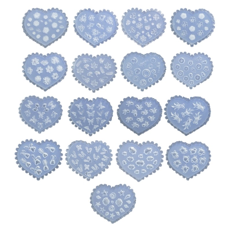 

Flexible Silicone Art Molds Unique Embossed Accessories Molds Jewelry Supplies Practical Embossing Tool