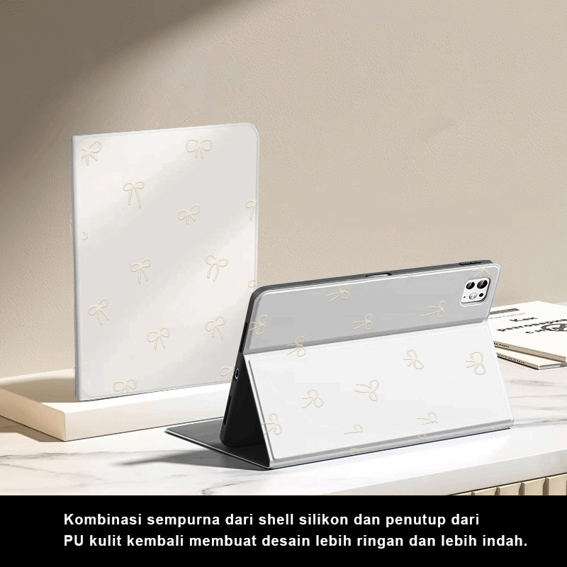 Rokok kuning besar dengan pita putih Case tablet Samsung  A8 10.5 inch A9 8.7 inch A9+ 11 inch S6 Li