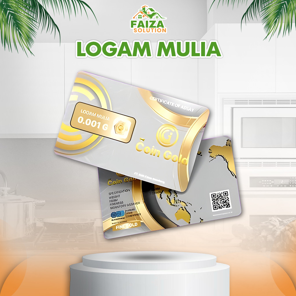 TUNTAS Logam Mulia Coin Gold Coingold Babygold Mini gold Minigram Emas Kecil