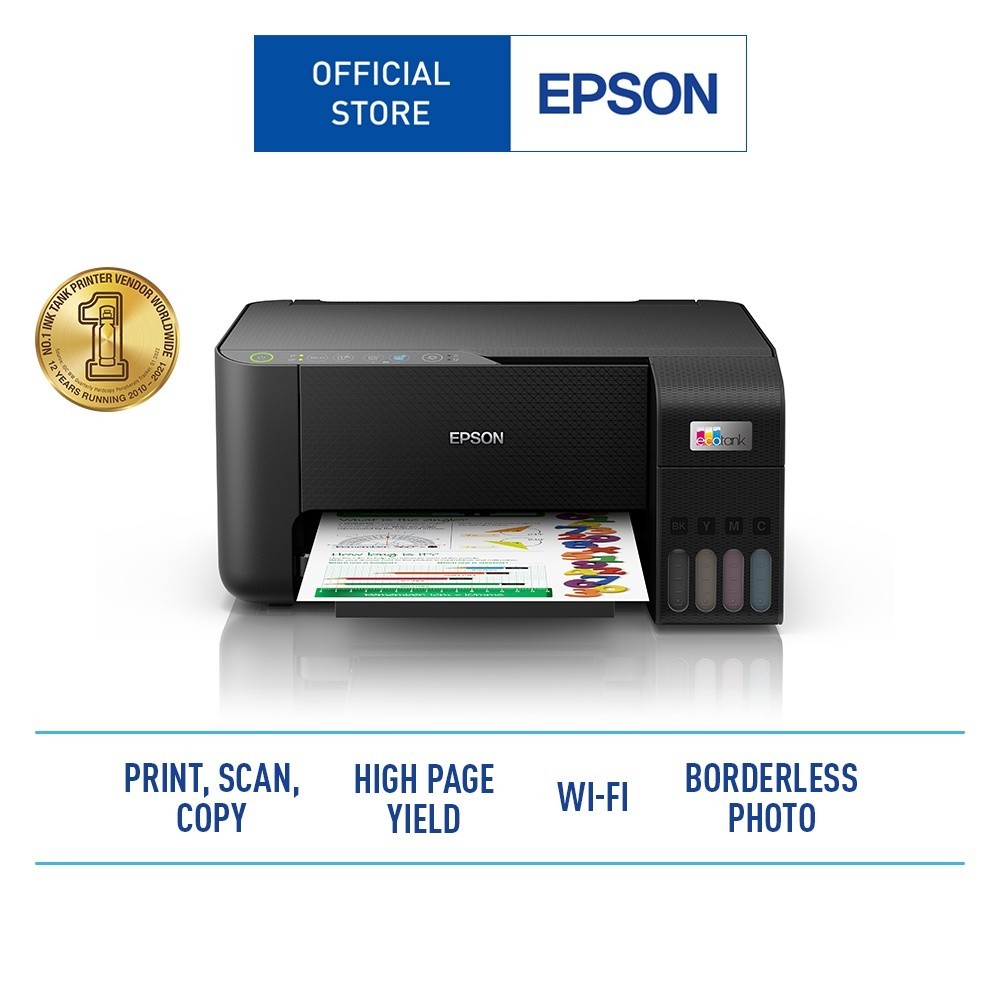 Epson Printer L3250 Pengganti L3150 All In One WiFi Printer Multifungsi Garansi Resmi Epson Indonesi
