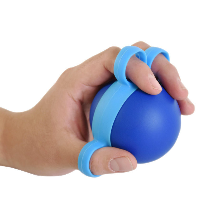 Bola Terapi Tangan Stroke Bola Pijat Terapi Tangan Rehabilitasi Finger Grip Ball Silikon Rubber Ring