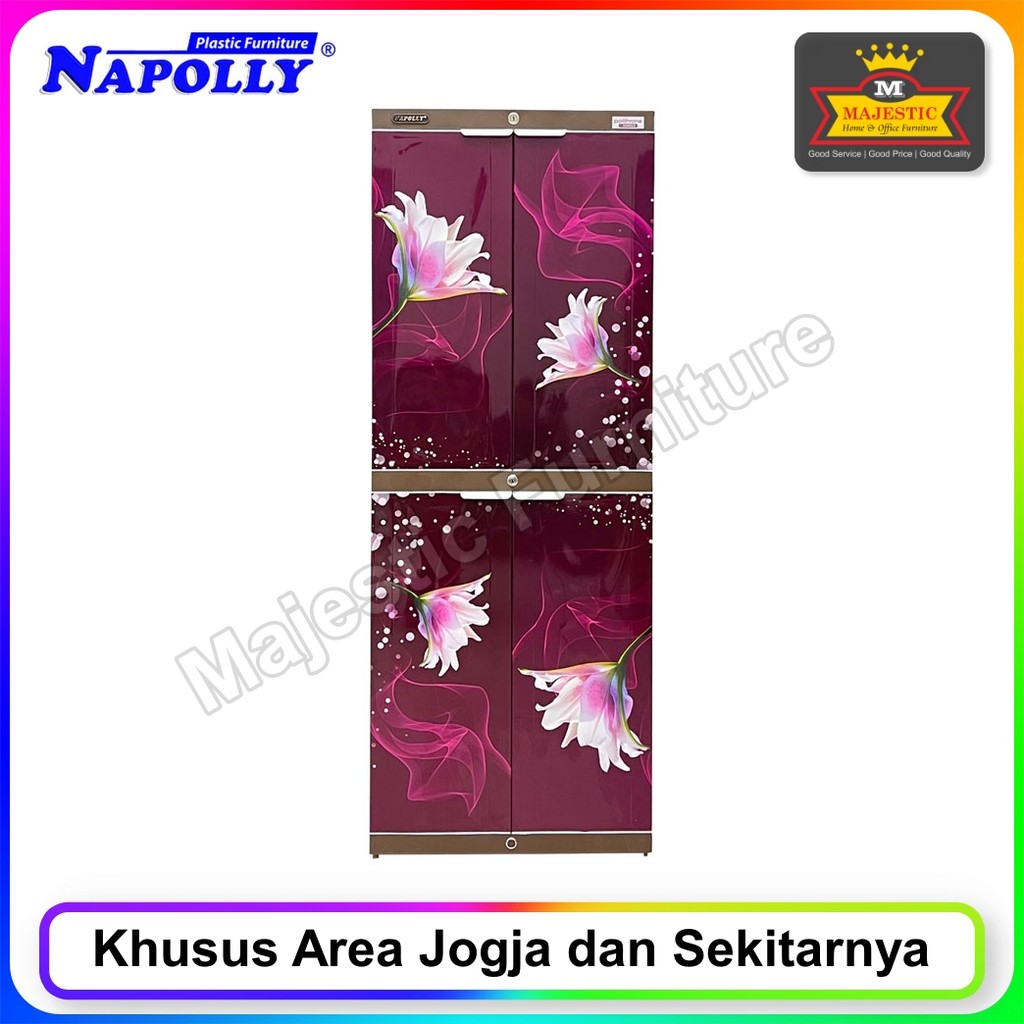 Lemari Plastik - Napolly ICAB 204 Ptron - Jogja