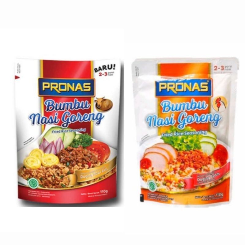 

PRONAS bumbu nasgor nasi goreng rasa ayam rasa sapi 110gr