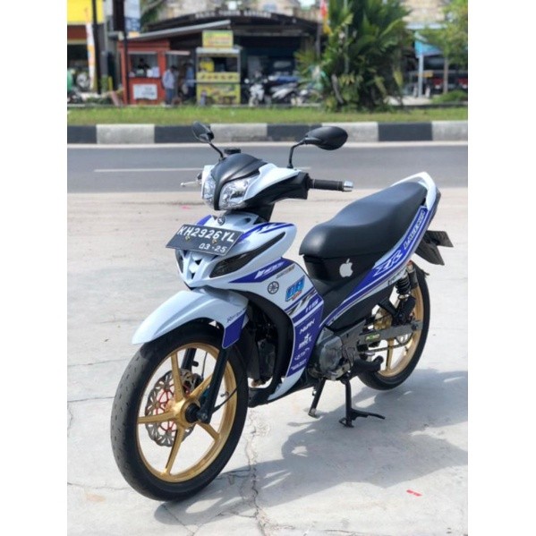 Striping transparan Jupiter Z1 custom biru