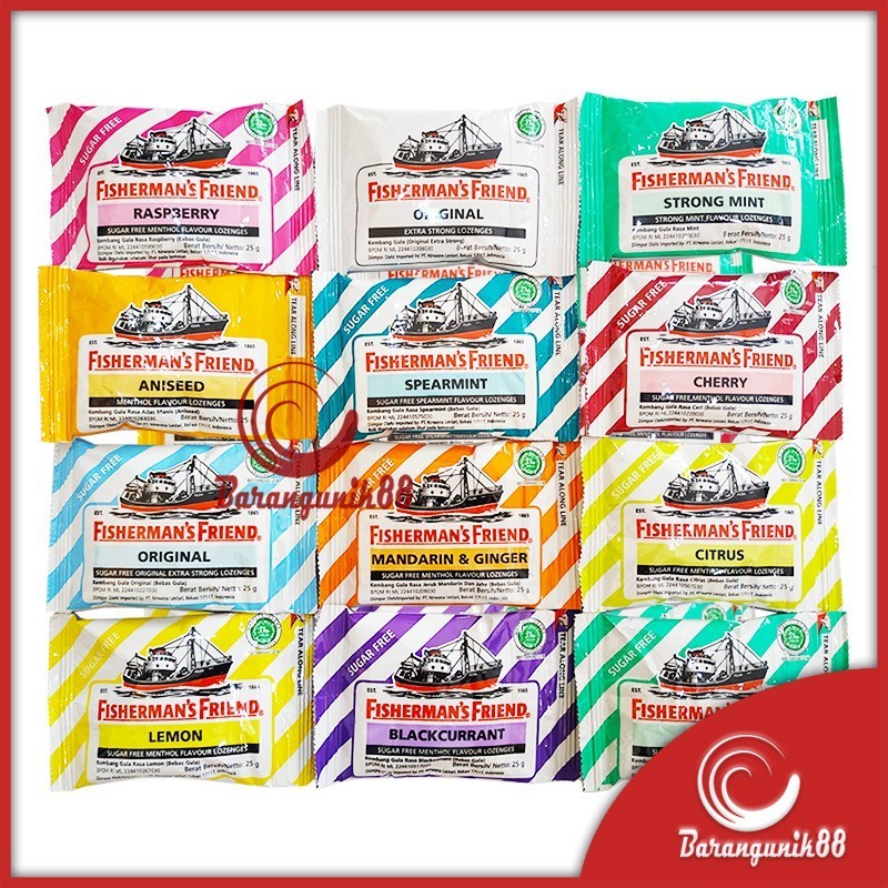 

Permen Fisherman's Friend Original 25 gram Aneka Rasa