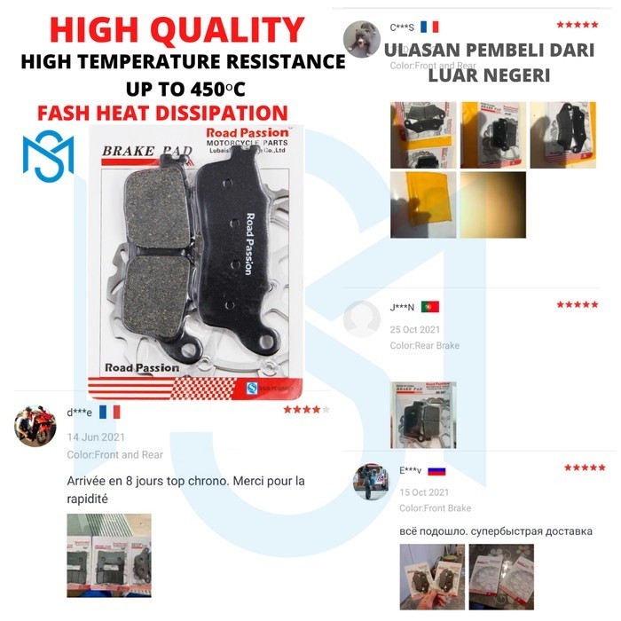 Kampas Rem Honda VFR 1200 Crosstourer Highlander VFR 1200 2010-2018