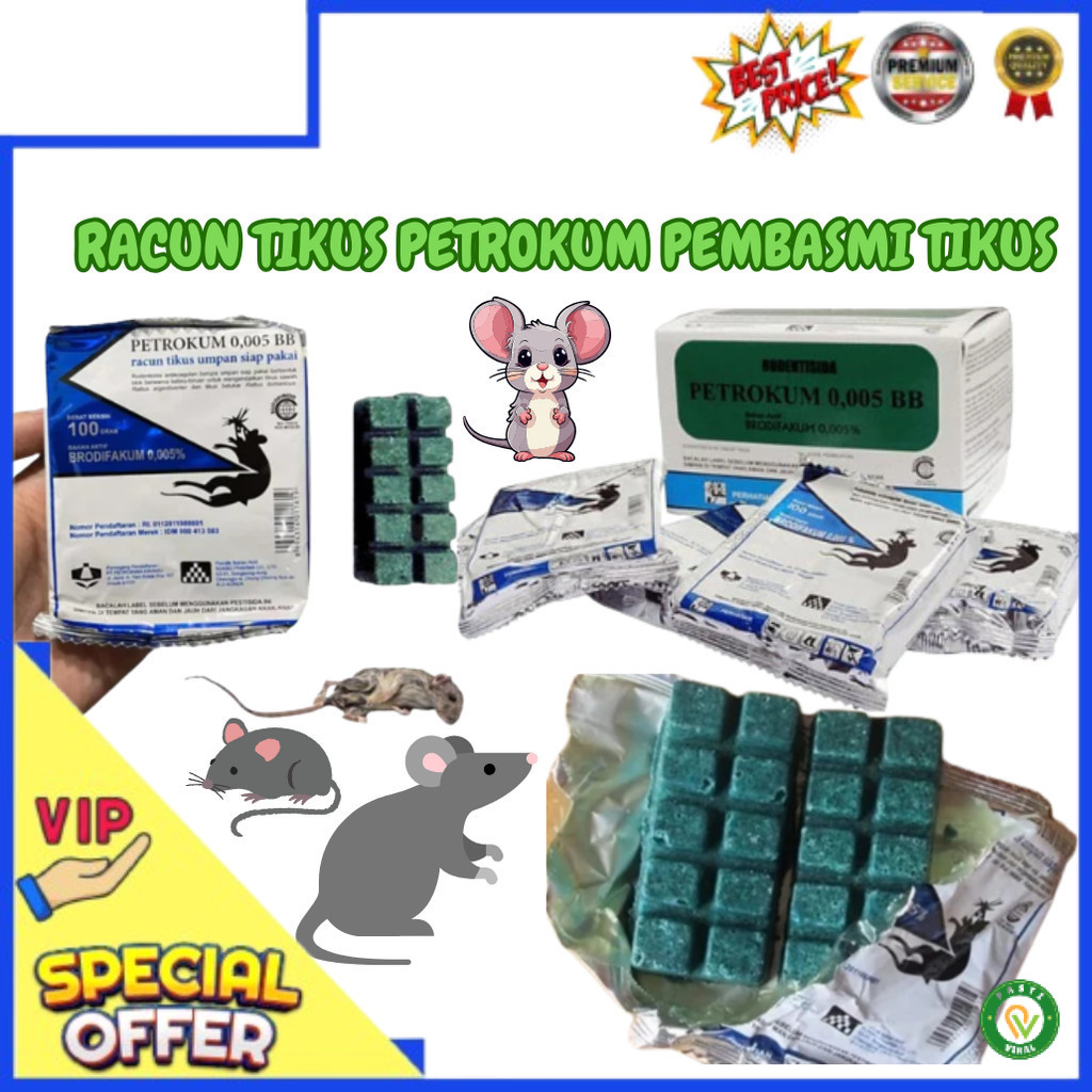 Racun Tikus Ampuh Mati Di Tempat Racun Tikus Permen Pertokum Asli Mati Kering Pembasmi Tikus Ampuh