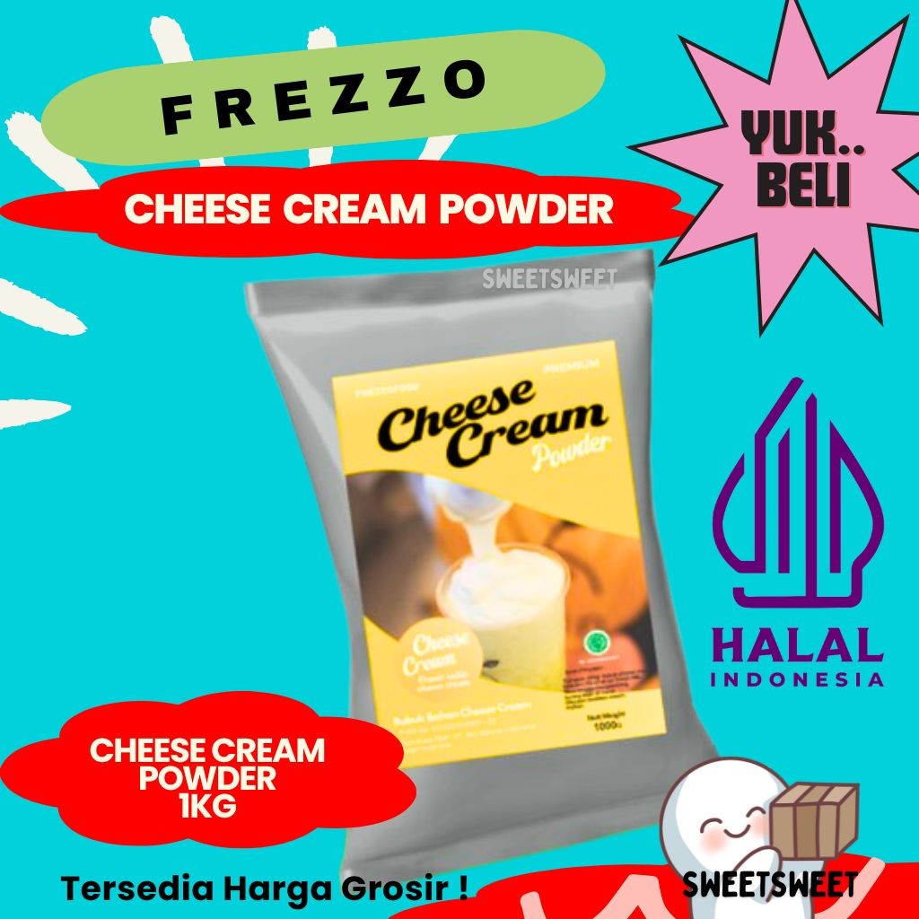 

Sweetsweet Bubuk Premium Topping CHEESE CREAM Powder 1 Kg {BISA COD} {TERSEDIA HARGA GROSIR}