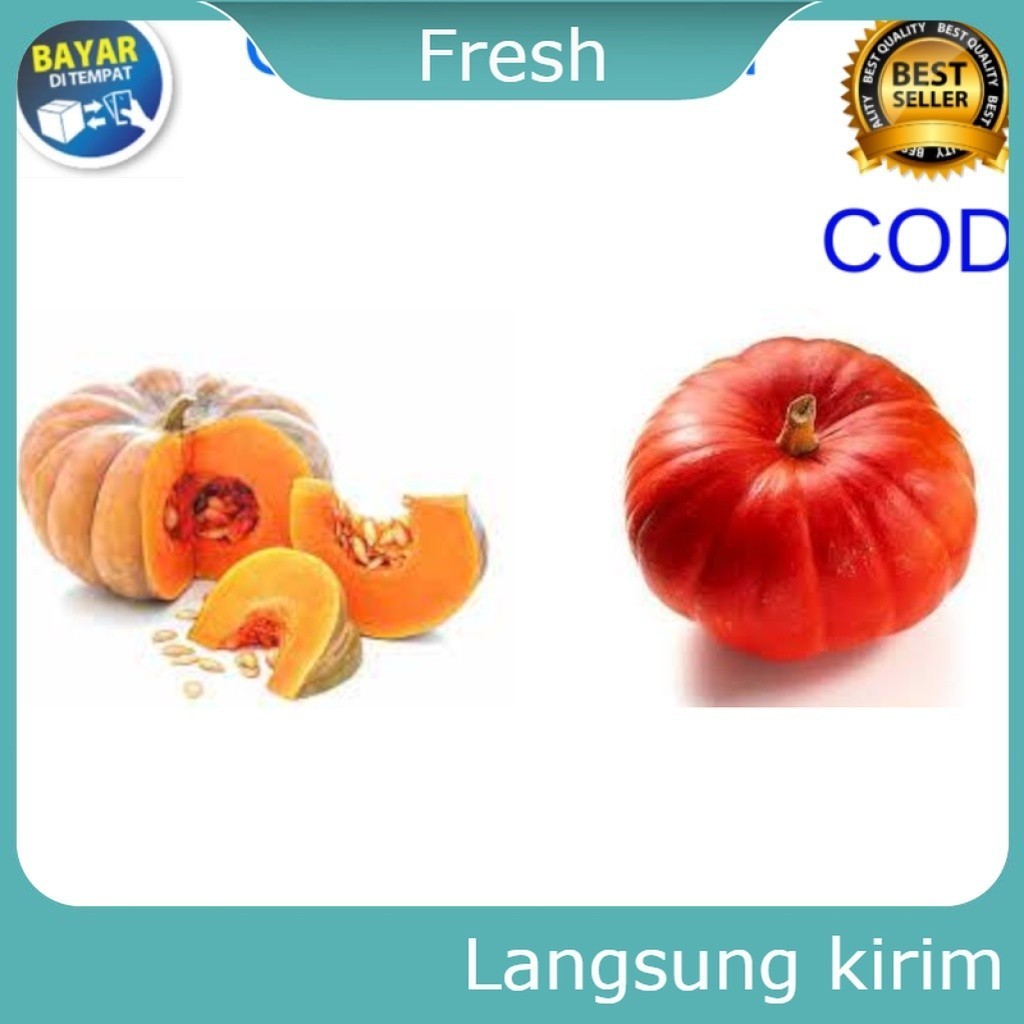 

Labu Kuning / Labu Merah (Kabocha) per kg/pcs Sayur Mayur Buah Buahan Bersih