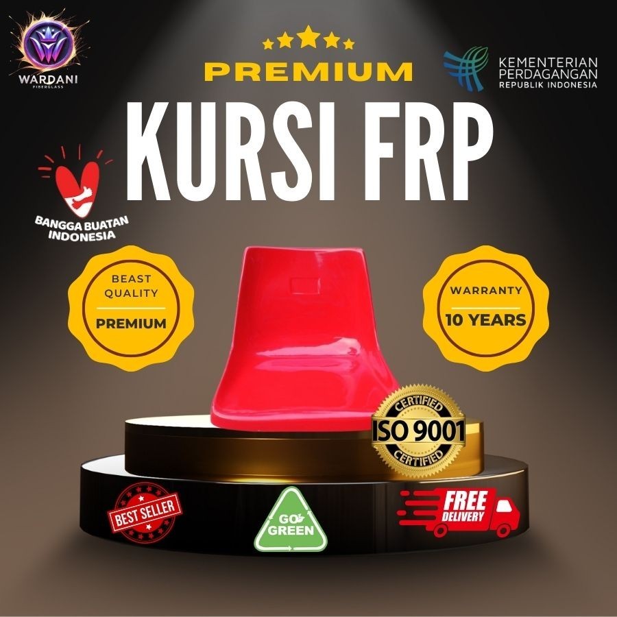 KURSI TRIBUN STADION / KURSI TRIBUN PENONTON / KURSI TRIBUN TELESKOPIK Dimensi Tertutup : ± 4000 x 1