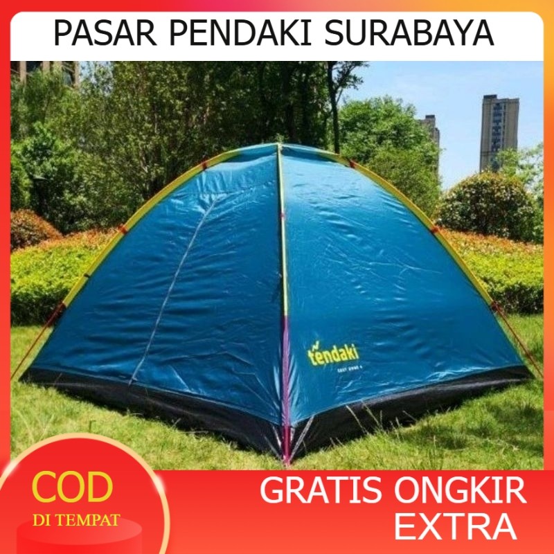 Tenda kapasitas 4 orang tendaki easy dome 4 Orang / easy dome 2 Orang