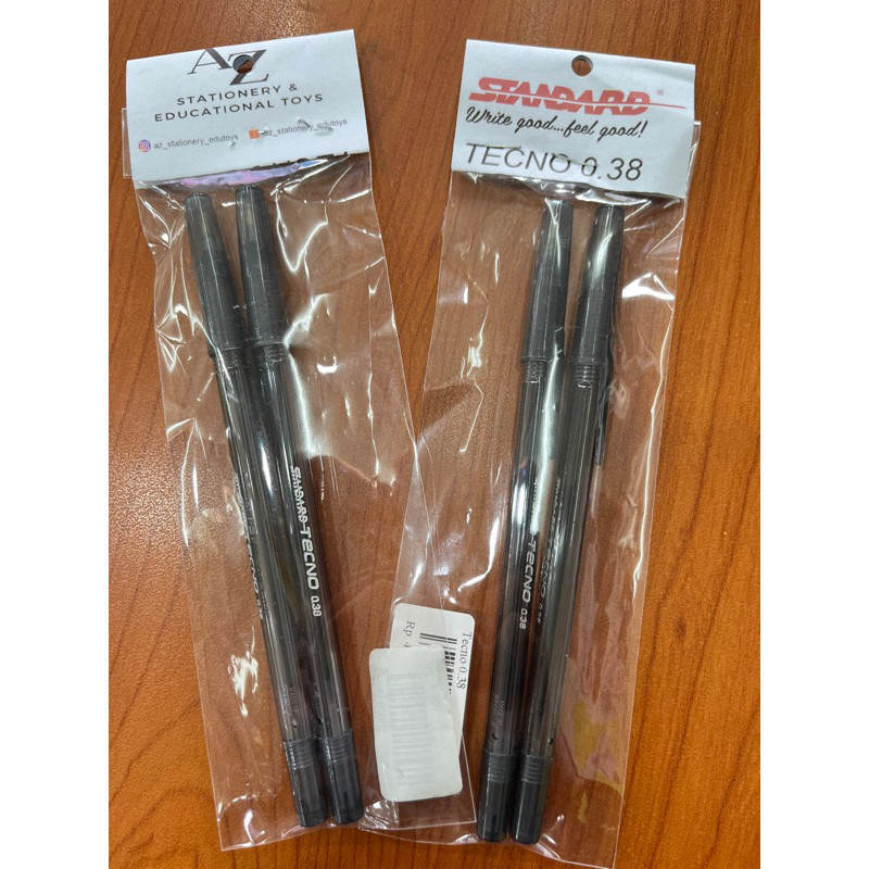 

(2pcs) Pulpen Standard Tecno 0,38mm - 2 pcs - CBY