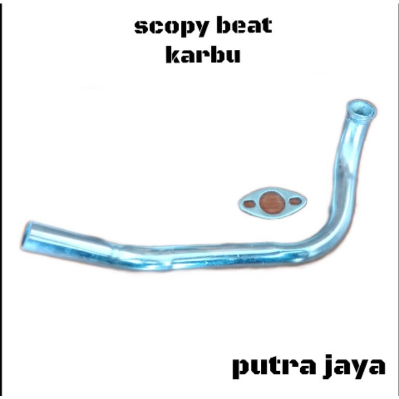 leheran knalpot scopy beat karbu bahan tebal standar pabrik